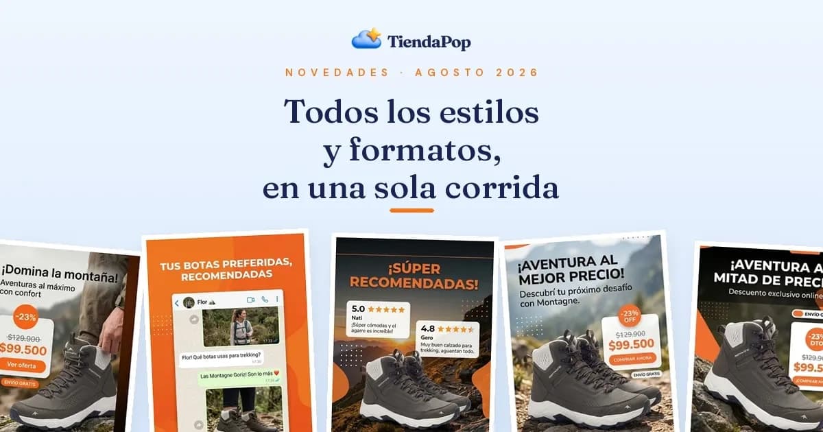 Novidades do TiendaPop: automatizar conteúdo de loja virtual numa única rodada