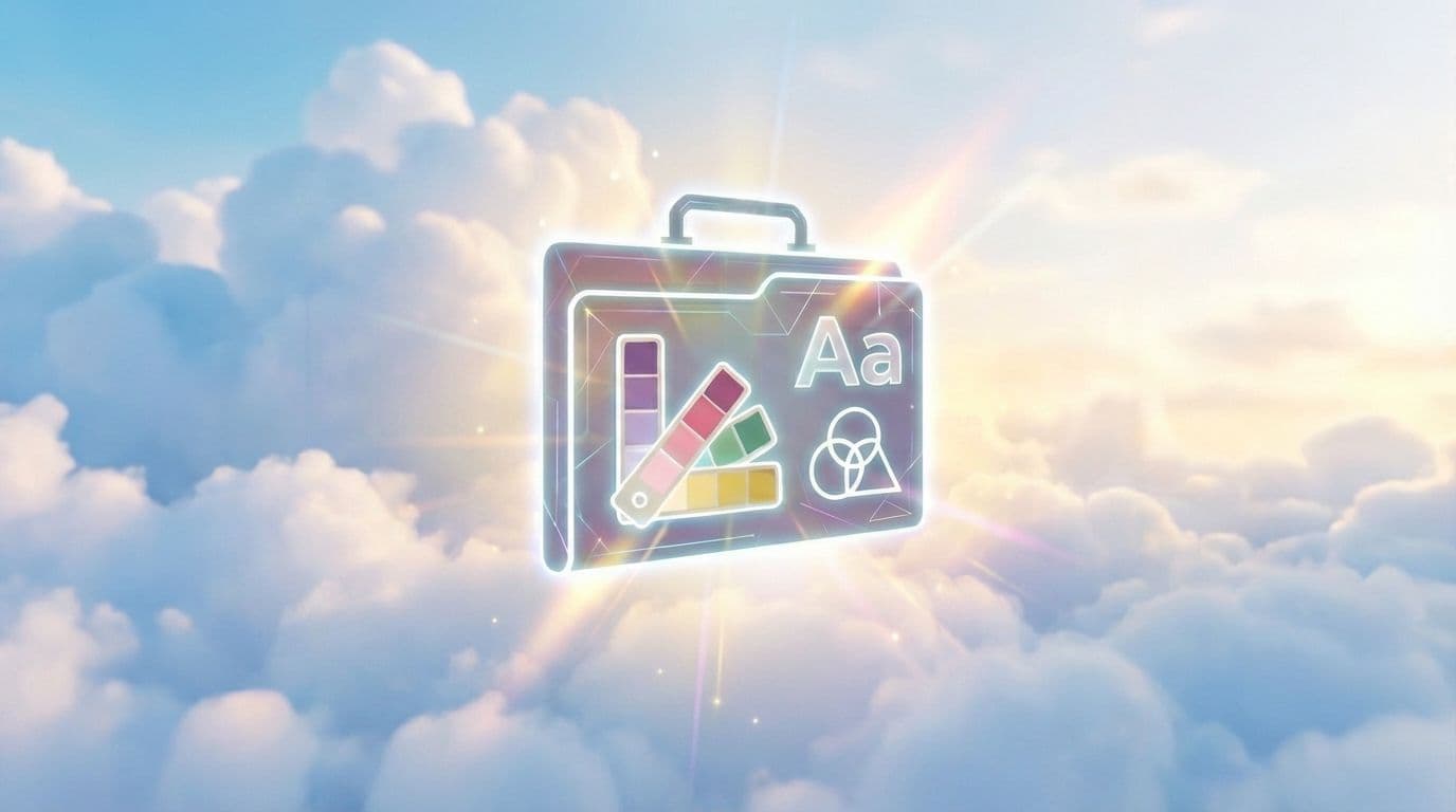 Imagen destacada que representa cómo TiendaPop aplica el Brand Kit para generar imágenes y anuncios con los colores y el logo de una marca usando inteligencia artificial.