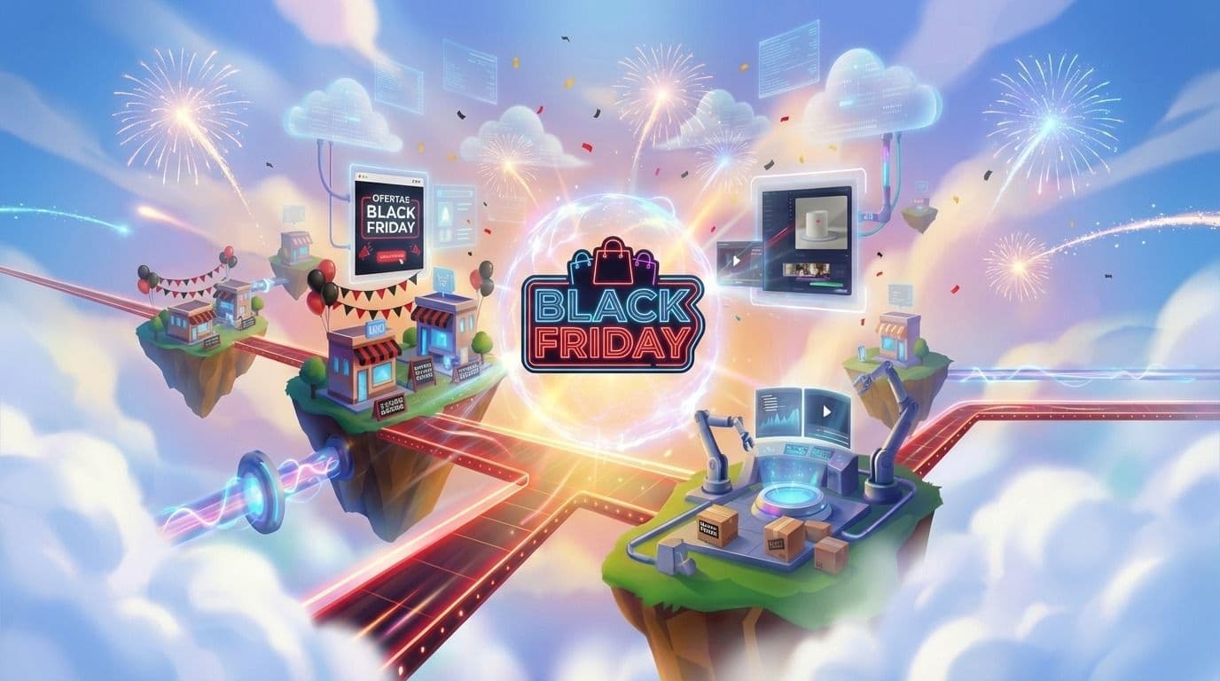 Contenido generado con IA en TiendaPop para aumentar ventas en Black Friday